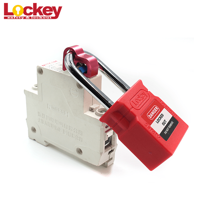 Electrical Safety Aluminum Alloy Miniature Circuit Breaker Lockout Tagout Device CBL51