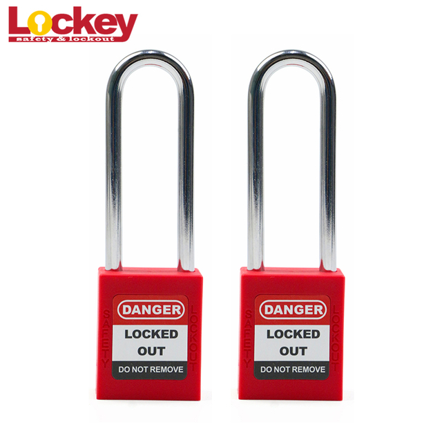 76mm Long Shackle Lockey Safety loto lock Lockout Tagout Padlock P38S