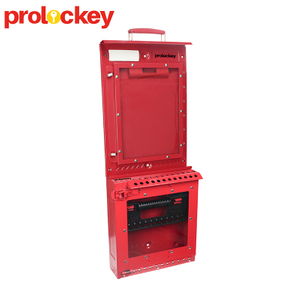 Loto Industrial Permit Control Station Group Safety Lockout Tagout Wall Mount Group Lock Box LK53 