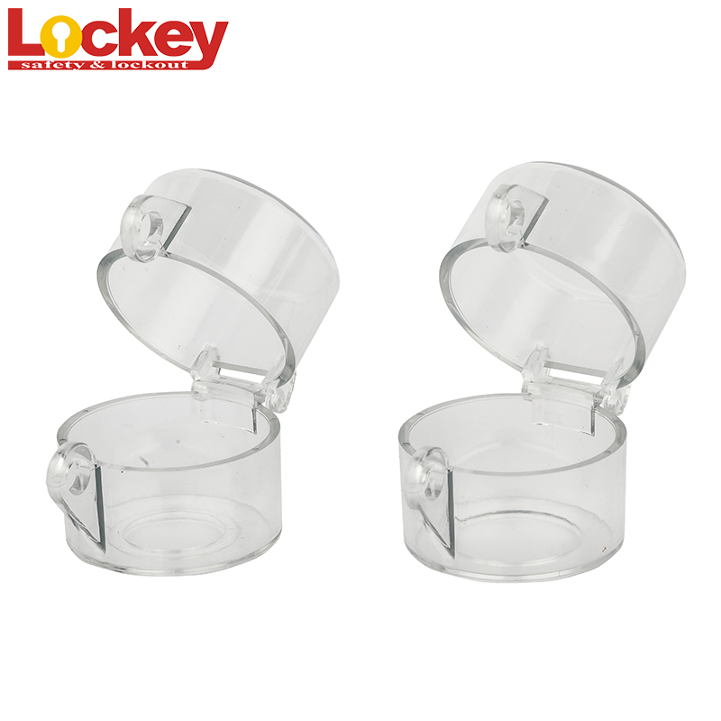 Transparent PC Electrical Push Button Switch Lockout Fits 22.7mm 29.8mm Switches SBL09 SBL10