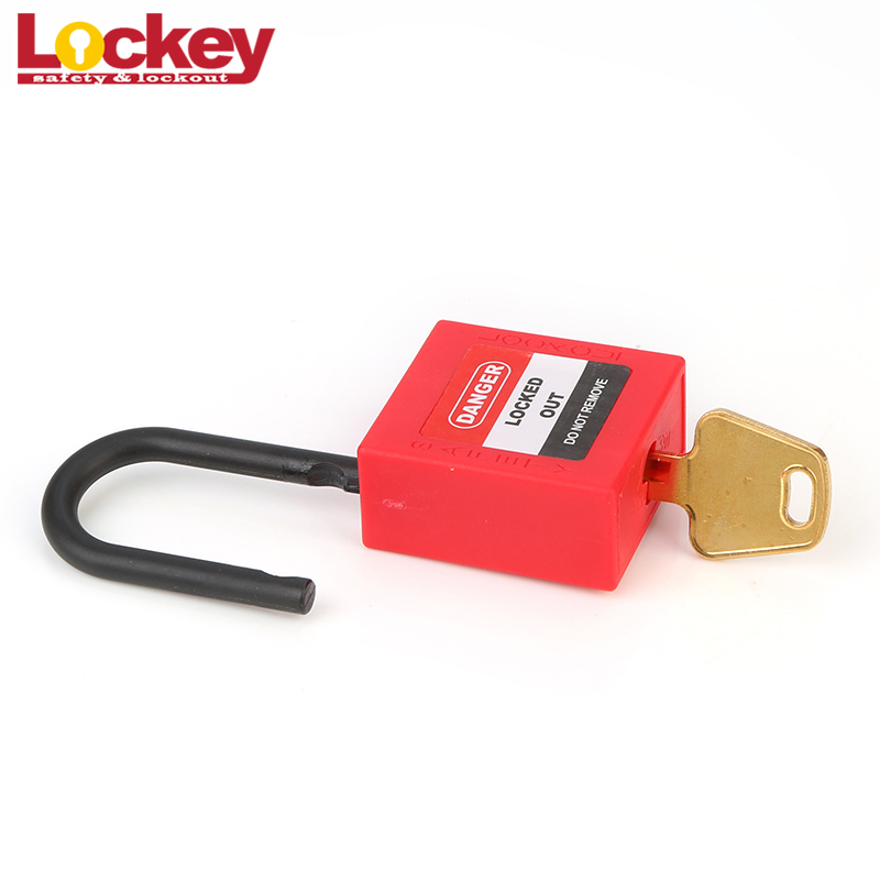 25mm Dia. 4mm Short Plastic Shackle Pad lock Safety Mini Padlock PS25P