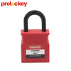25mm Wide Type Copper Cylinder Plastic Shackle Safety Padlock Lockout With Master Key WCP25P