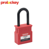 38mm Wide Type Copper Cylinder Safety Padlock Lockout Safe Lock With Master Key WCP38S