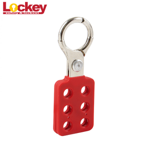 OEM Red Loto Aluminum Safety Lockout Hasp with 6 Padlocks AH12