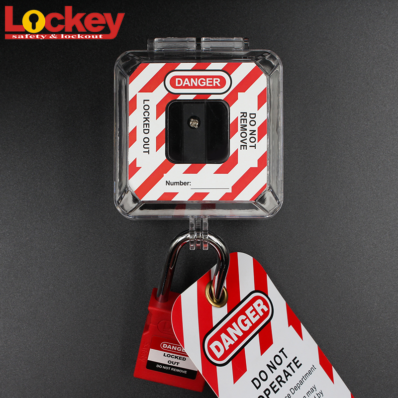 Electrical Push Button Switch Lock Lockout Electrical Wall Switch Lockout Device WSL31