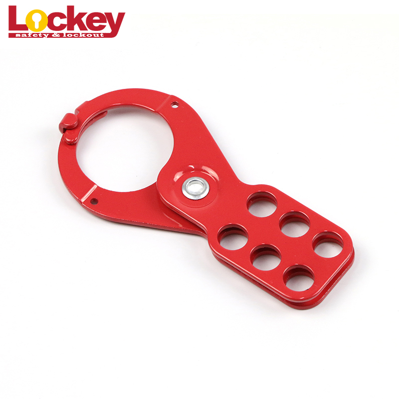 Multiple Economic Red Adjustable Safety Loto Steel Lockout Hasp with Tab ESH02-H