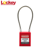 Security Cable Lock 175mm Length Steel Cable Shackle Safety Padlock with Wire PC175D1.5