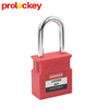 38mm Shackle Best Plastic Shackle Keyed alike Safety Padlock Lockout with Master Key WCP38P