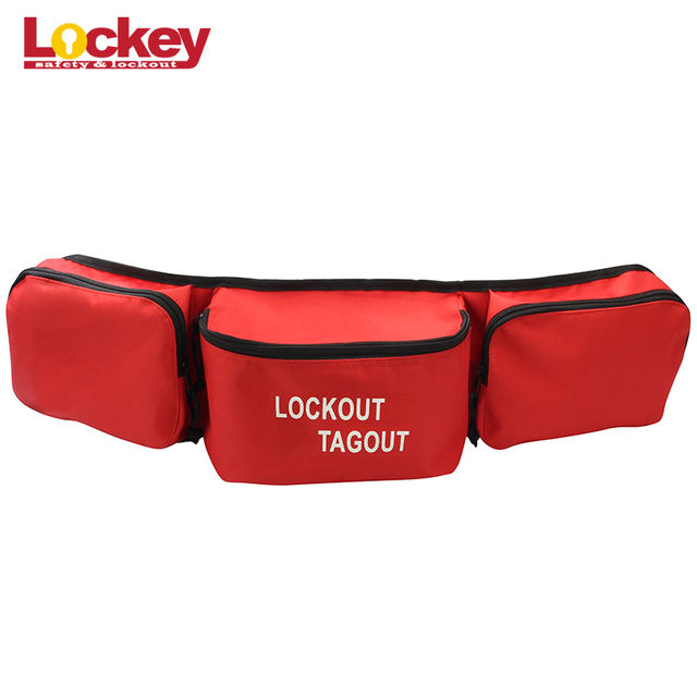 Industrial Electrical Waist Safety Portable Lockout Safety Padlocks Bag LB61