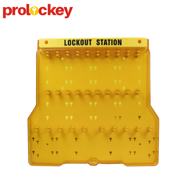 Padlock With Lock Out Tag Out Lock Safety Loto Station Wall Mounted Lockout Tagout Stations LS31-36