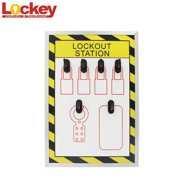 Combination Safety Chevron Lockout Station Board LS51-56