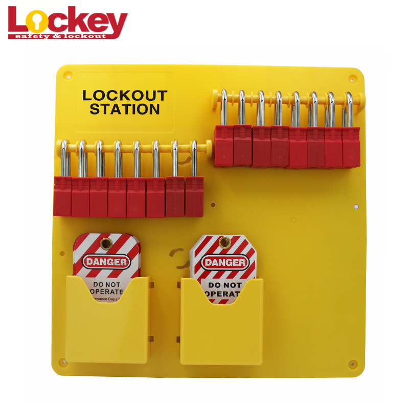 Combination ABS Safety Lock Loto Padlock Open Lockout Station Board LS21-23