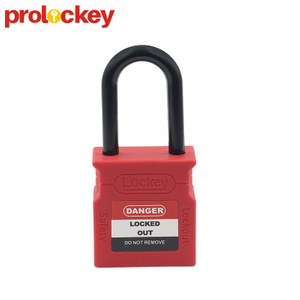 38mm Shackle Best Plastic Shackle Keyed alike Safety Padlock Lockout with Master Key WCP38P