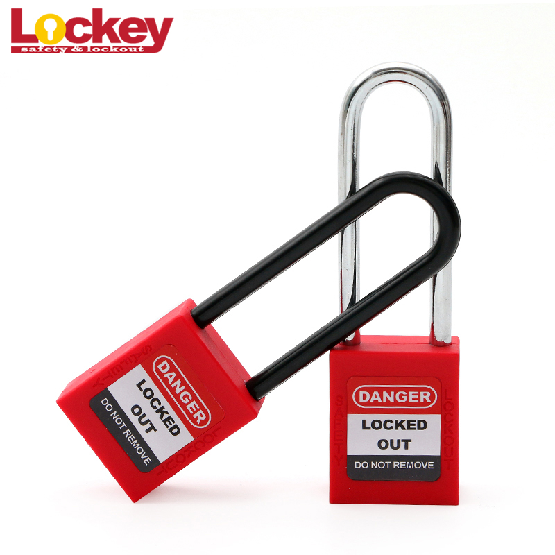 76mm Long Shackle Lockey Safety loto lock Lockout Tagout Padlock P38S