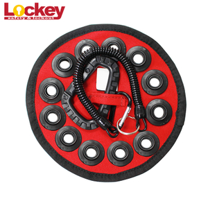 Safety Portable Locks Padlock Handy Lockout Management with 12 Holes PH02