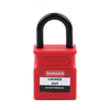 Factory 25mm Nylon Shackle Lockout Tagout Safety Padlock Keyed Different CP25P