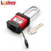 Colored Waterproof 38mm Safety Padlock with Half Black Dust-proof Rubber Cover P38SR1