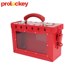 Combination 13 Locks Safety Lockout Group Lock Box with One Window