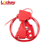 Adjustable Wire 3.3mm Cable Security Lock Lockout with 2.4m Insulation Coating Cable CB02