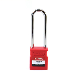 76mm Steel Shackle Plastic Body Safety Padlock with Master Key CP76S