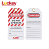 Custom PVC Warning Tags Safety Lockout and Safety Tag LT02