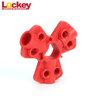 Red Plastic Air Source Pneumatic Quick-disconnect Lockout Locks Gas Cylinder Lockout ASL01