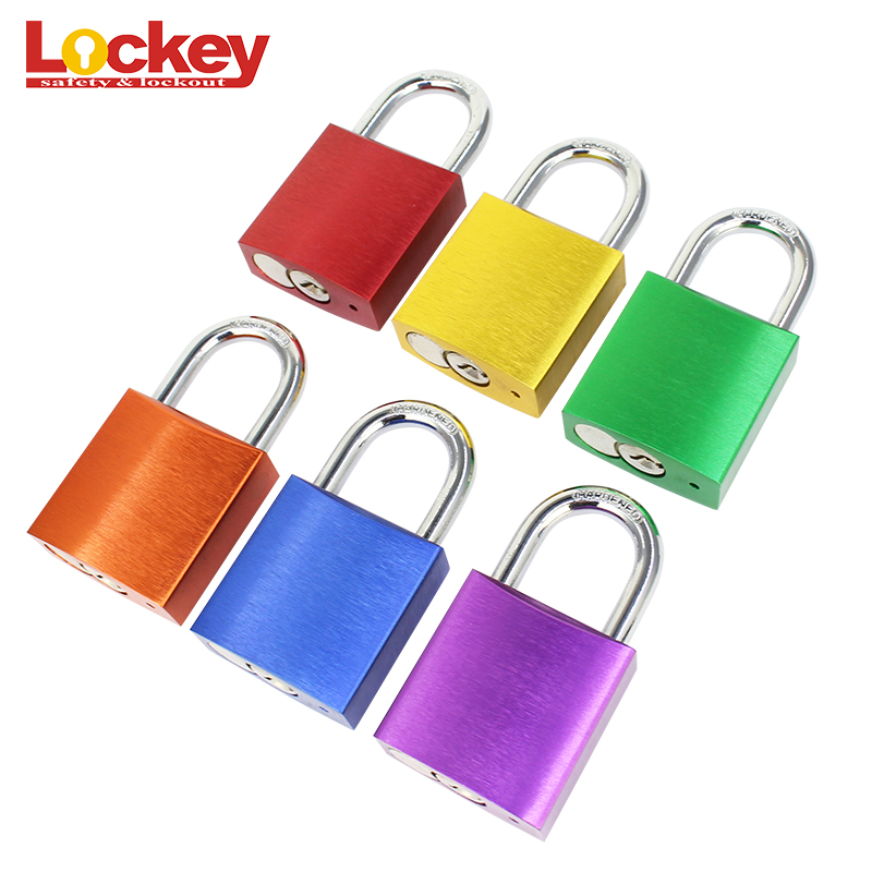 Security Hardened Lock Aluminium Anodized Lockout Padlock ALP25 38 76