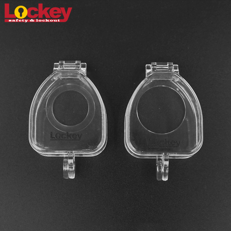 Plastic Emergency Stop Lockout 22.5mm Push Button Switch Cover Electric Equipment Lock out SBL05, SBL06