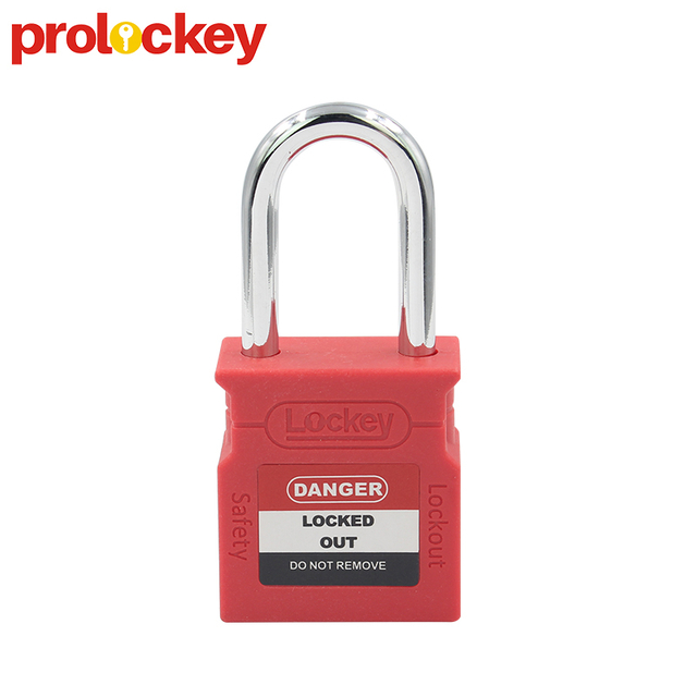 38mm Wide Type Copper Cylinder Safety Padlock Lockout Safe Lock With Master Key WCP38S