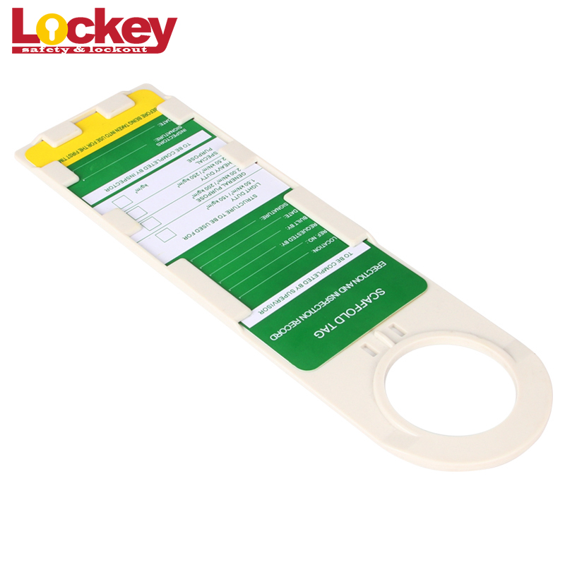 Custom LOTO Lockout Tagout Equipment PVC Scaffold Safety Tag Locks Lockout Labels SLT01