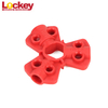 Red Plastic Air Source Pneumatic Quick-disconnect Lockout Locks Gas Cylinder Lockout ASL01