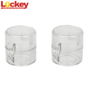Transparent PC Electrical Push Button Switch Lockout Fits 22.7mm 29.8mm Switches SBL09 SBL10
